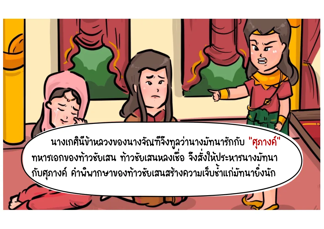 ใส่ร้ายมัทนากับศุภางค์