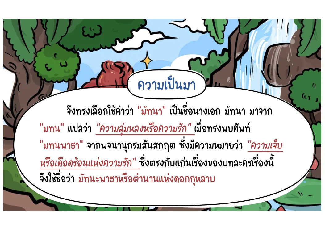ความหมายของชื่อมัทนะพาธา